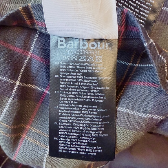 Barbour Ashby Wax Jacket - Picture 8 of 8